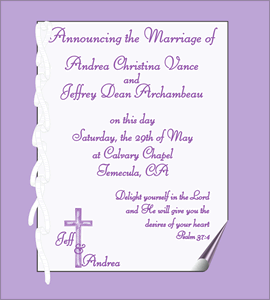 elegant wedding announcements